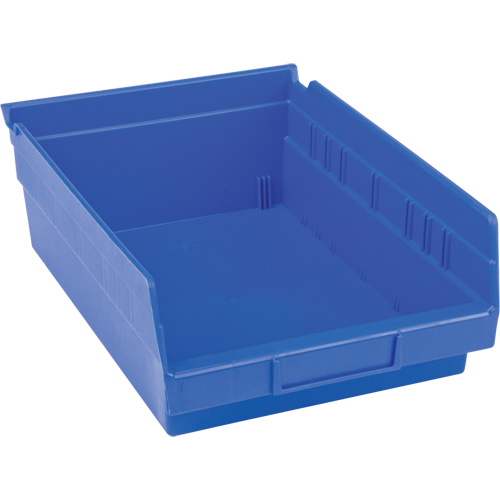 Bacs pour tablette en plastique, 8-3/8" la x 4" H x 11-5/8" p, Bleu, Capacit&eacute; 15 lb D. Morneault & Fils