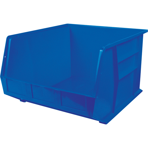 Bacs ultra empilable & suspendable, 16-1/2" la, 11" h x 18" p, Bleu D. Morneault & Fils
