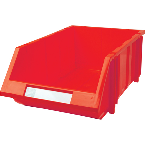 Stack & Hang Bin, 11-13/16" W x 7" H x 17-11/16" D, Red D. Morneault & Fils