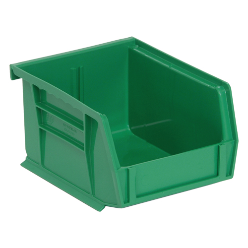 Bacs ultra empilable & suspendable, 4-1/8" la, 3" h x 5-3/8" p, Vert D. Morneault & Fils