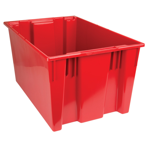 Contenants Stack & Nest, 15" x 29,5" x 19,5", Rouge D. Morneault & Fils
