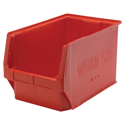 Giant Stacking Containers, 18.375" W x 19.75" D x 11.875" H, Blue D. Morneault & Fils