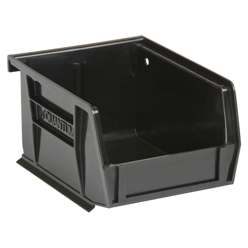 Bacs ultra empilable & suspendable, 4-1/8" la, 3" h x 5-3/8" p, Noir D. Morneault & Fils