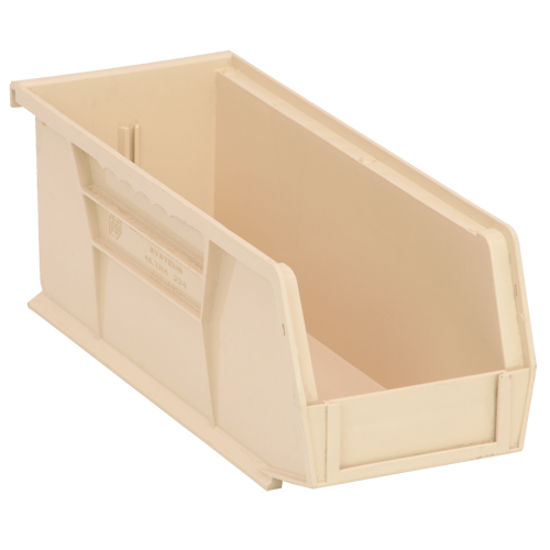 Bacs ultra empilable & suspendable, 4-1/8" la, 4" h x 10-7/8" p, Ivoire D. Morneault & Fils