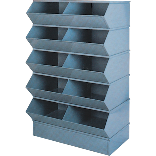 Syst&egrave;mes sectionnels &agrave; assembler, Cap. 5000 lb, 37" la x 24" p x 55" h, Bleu D. Morneault & Fils