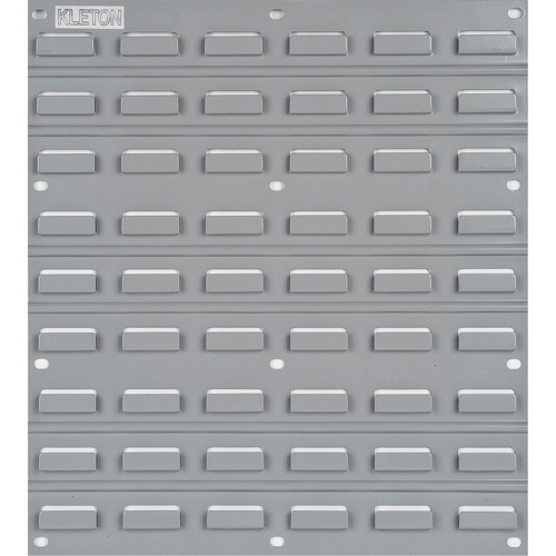 Panneau perfor&eacute; en m&eacute;tal pour bacs, 16 bacs, 18" la x 1/8" p x 19" h D. Morneault & Fils