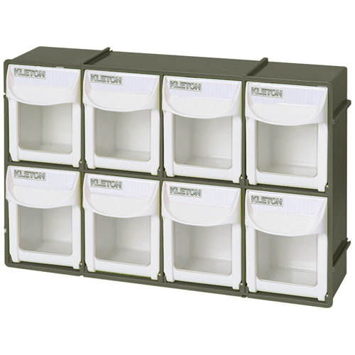 Heavy-Duty Tilt Bin, 11-3/4" W x 2-3/4" D x 7-7/8" H, 8 Drawers D. Morneault & Fils