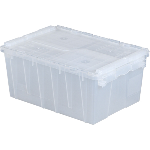 Contenants de distribution Flipak en plastique polypropyl&egrave;ne (PP), 21,8" x 15,2" x 9,3", Transparent D. Morneault & Fils
