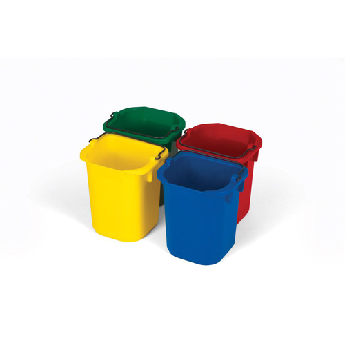 Disinfecting Pail Set, Plastic, 1.25 gal. D. Morneault & Fils
