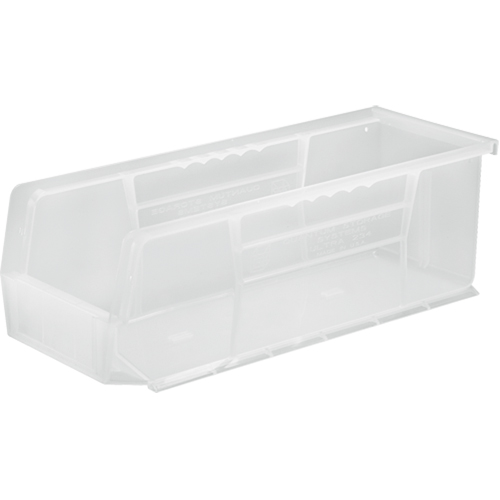 Clear-View Ultra Stack & Hang Bin, 5-1/2" W x 5" H x 14-3/4" D, Clear D. Morneault & Fils