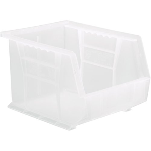 Clear-View Ultra Stack & Hang Bin, 8-1/4" W x 7" H x 10-3/4" D, Clear D. Morneault & Fils