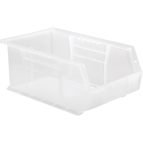 Clear-View Ultra Stack & Hang Bin, 8-1/4" W x 6" H x 13-5/8" D, Clear D. Morneault & Fils
