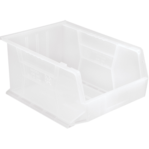 Clear-View Ultra Stack & Hang Bin, 11" W x 8" H x 16" D, Clear D. Morneault & Fils