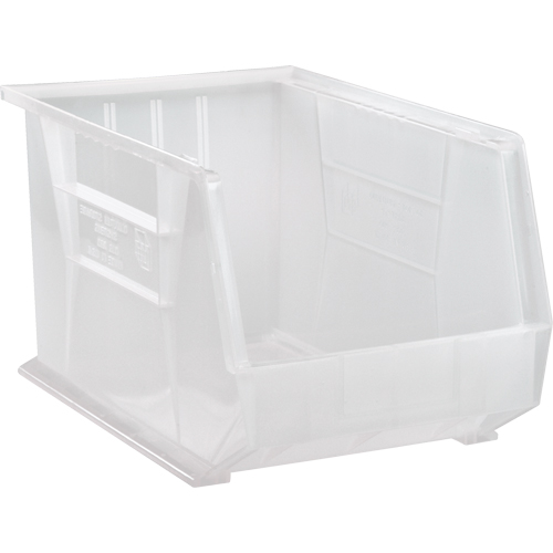 Clear-View Ultra Stack & Hang Bin, 11" W x 10" H x 18" D, Clear D. Morneault & Fils