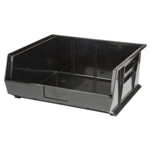 Stack & Hang Bin, 16-1/2" W x 7" H x 14-3/4" D, Black D. Morneault & Fils
