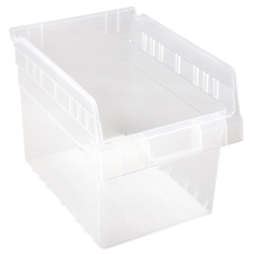 Bacs pour &eacute;tag&egrave;re Store-Max, 8-3/8" la x 8" H x 11-5/8" p, Transparent, Capacit&eacute; 44 lb D. Morneault & Fils