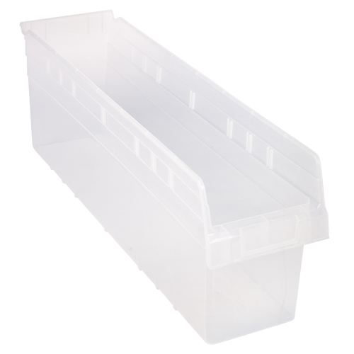 Bacs pour &eacute;tag&egrave;re Store-Max, 6-5/8" la x 8" H x 23-5/8" p, Transparent, Capacit&eacute; 68 lb D. Morneault & Fils