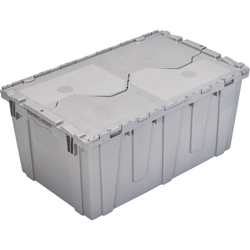 Bac emboîtable FP243C FliPak, 26,9" x 16,9" x 12,1", Gris D. Morneault & Fils