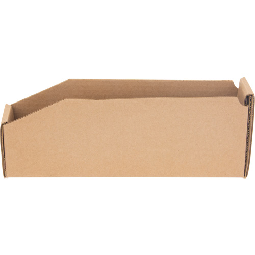 Deep Corrugated Parts Bins, 1-15/16" W x 11-1/4" D x 4-1/2" H, Beige D. Morneault & Fils