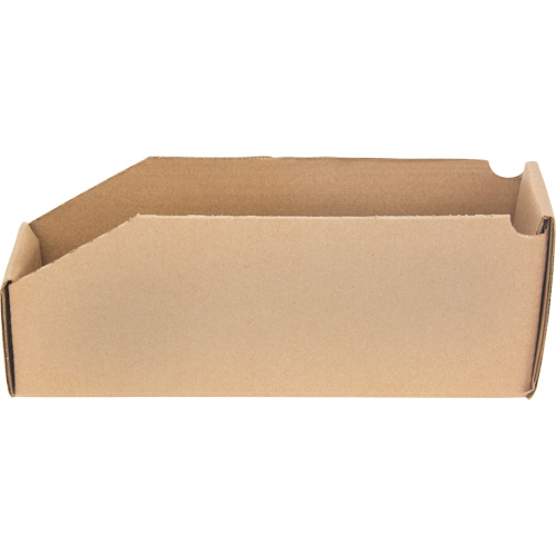 Boîtes profondes en carton ondul&eacute;, 2-7/8" la x 11-1/4" p x 4-1/2" h, Beige D. Morneault & Fils