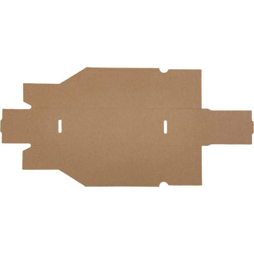 Deep Corrugated Parts Bins, 3-3/4" W x 11-1/4" D x 4-1/2" H, Beige D. Morneault & Fils