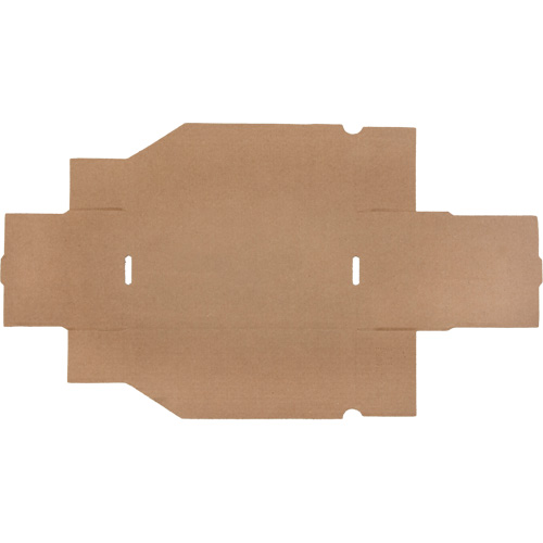 Boîtes profondes en carton ondul&eacute;, 5-3/4" la x 11-1/4" p x 4-1/2" h, Beige D. Morneault & Fils