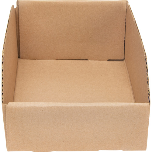 Boîtes profondes en carton ondul&eacute;, 7-5/8" la x 11-5/16" p x 4-1/2" h, Beige D. Morneault & Fils