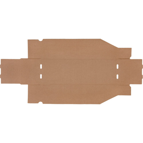 Deep Corrugated Parts Bins, 5-3/4" W x 17-1/4" D x 4-1/2" H, Beige D. Morneault & Fils