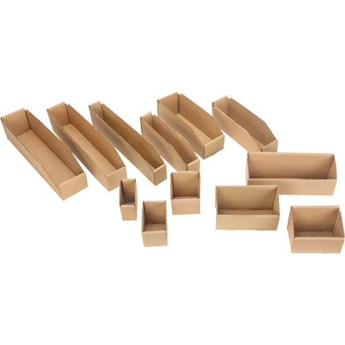 Diviseurs amovibles profonds en carton ondul&eacute; D. Morneault & Fils