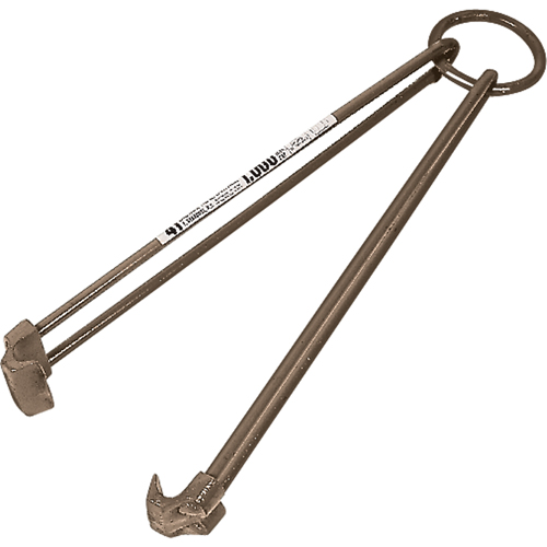 Horizontal Drum Lifting Hooks, 55 US gal. (45 Imperial Gal.), 1000 lbs./454 kg Cap. D. Morneault & Fils