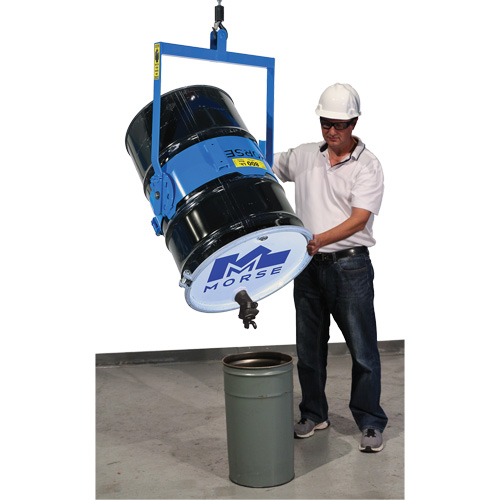 Manual Tilt Drum Lifter Kit, 55 US gal. (45 Imperial Gal.) Drum Size, 800 lbs./363 kg. Cap. D. Morneault & Fils