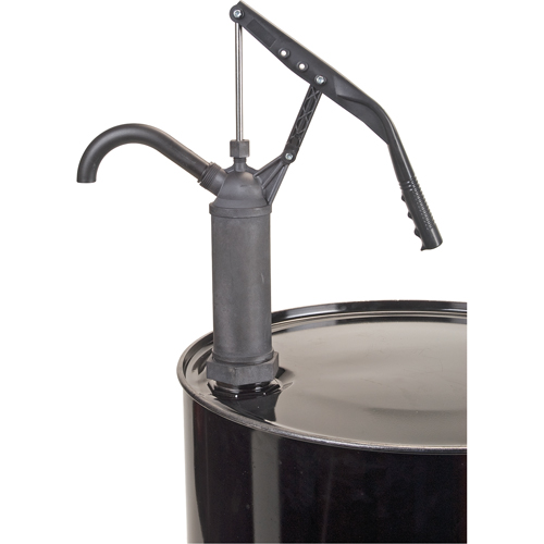 Pompe &agrave; baril de type levier, Polypropyl&egrave;ne, 14 oz/course, Pour barils de 5-55 gal. D. Morneault & Fils