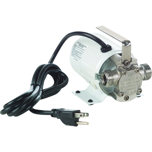 Pompes de transfert &agrave; amorçage automatique, non submersibles en laiton plaque - Pompe seulement, 115 V, 360 gal./h, 1/10 CV D. Morneault & Fils