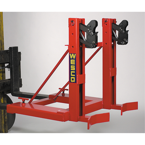 Manipulateurs de baril Gator Grip pour chariot &eacute;l&eacute;vateur, Pour 30 gal. US (25 gal. imp.) / 50 gal. US (41.6 gal. imp.) / 80 gal. US (66.6 gal. imp.) D. Morneault & Fils