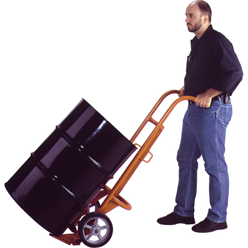 Ergonomic Drum Trucks, Steel Construction, 55 - 85 US Gal. (45 - 70 Imperial Gal.) D. Morneault & Fils