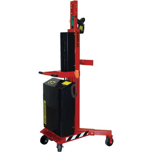 Manipulateur ergonomique de baril &agrave; lev&eacute;e motoris&eacute;e, DM-100-PL, 30 - 85 gal. US (25 - 70 gal. imp.) D. Morneault & Fils
