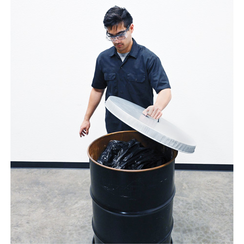 Galvanized Steel Open Head Drum Cover D. Morneault & Fils