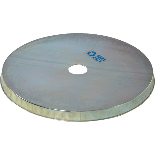 Galvanized Steel Drum Cover with Can Opening D. Morneault & Fils