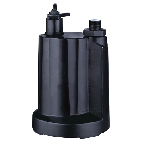 Submersible Utility Pump, 1/3 HP, 2160 GPH, 115 V, 4 A D. Morneault & Fils