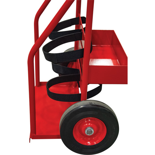 Hot Works Fire Prevention Cart, Semi-Pneumatic Wheels, 17.75" W x 8.9" L Base, 100 lbs. D. Morneault & Fils