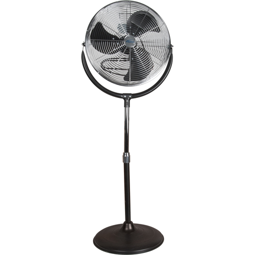 High-Velocity Pedestal Fan, Commercial, 3 Speed, 20" Diameter D. Morneault & Fils