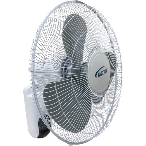 Ventilateur mural oscillant, Commercial, 3 vitesses, Diam&egrave;tre de 16" D. Morneault & Fils