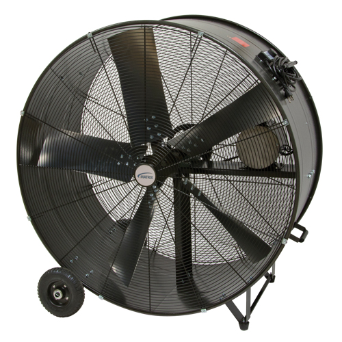 Ventilateur tambour robuste et fixe &agrave; courroie, Industriel, 2 vitesses, Diam&egrave;tre de 42" D. Morneault & Fils