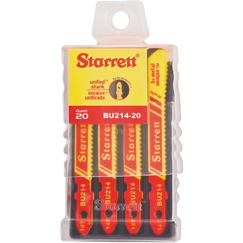 Lames pour scie sauteuse Unified Shank, Bim&eacute;tal, 2" lo, 14 dents par pouce D. Morneault & Fils