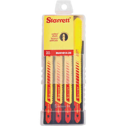 Lames pour scie sauteuse Unified Shank, Bim&eacute;tal, 4" lo, 10-14 dents par pouce D. Morneault & Fils