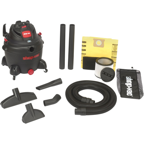 Aspirateur utilitaire pour atelier SVX2, Secs-humides, 6,5 CV, 16 gal. US (60,6 litres) D. Morneault & Fils