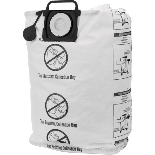 Sacs pour aspirateur r&eacute;sistant &agrave; la d&eacute;chirure pour la collecte de d&eacute;bris secs, 12 - 20 gal. US D. Morneault & Fils