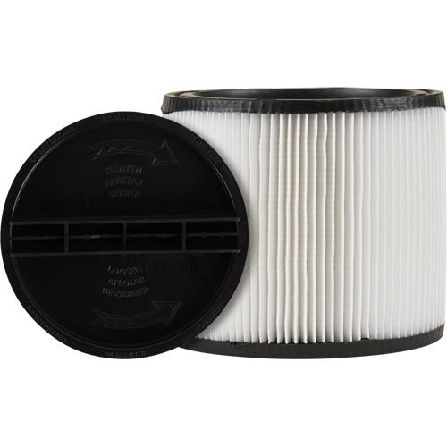 Filtre d'aspirateur, Filtre pour aspirateur, Cartouche, Pour 5 gal. US D. Morneault & Fils