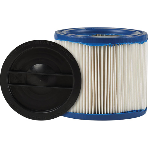 CleanStream&reg; Gore&reg; Small Wet/Dry Vacuum Filter, Cartridge/Hepa, Fits 1 - 6 US gal. D. Morneault & Fils