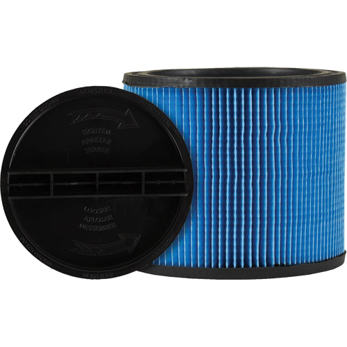 Filtre pour aspirateur Ultra-Web, Cartouche, Pour 5 gal. US D. Morneault & Fils